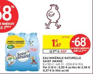 Eau Minérale Naturelle Saint Amand