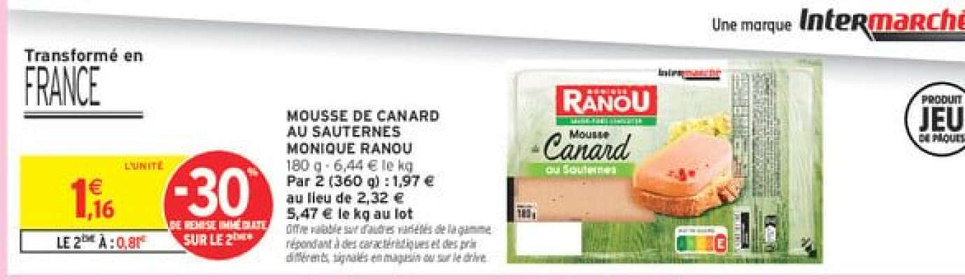 Mousse de Canard au Sauternes Monique Ranou