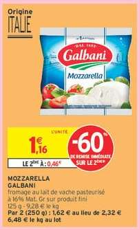 Mozzarella Galbani