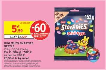 Mini Œufs Smarties Nestlé
