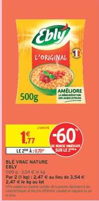 BLÉ VRAC NATURE EBLY