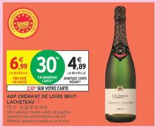 AOP Crémant de Loire Brut "Lacheteau"