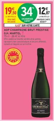 AOP Champagne Brut Prestige G.H. Martel