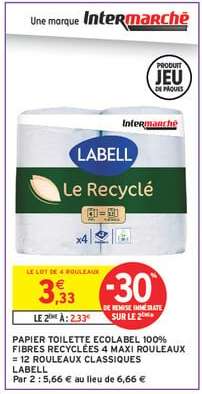 Labell Le Recyclé Toilet Paper