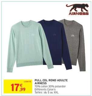 PULL COL ROND ADULTE AIRNESS