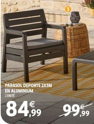 PARASOL DEPORTE 2X3M EN ALUMINIUM