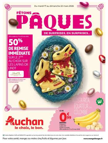 Catalogue Auchan - 17/03/2026 - 22/03/2026.