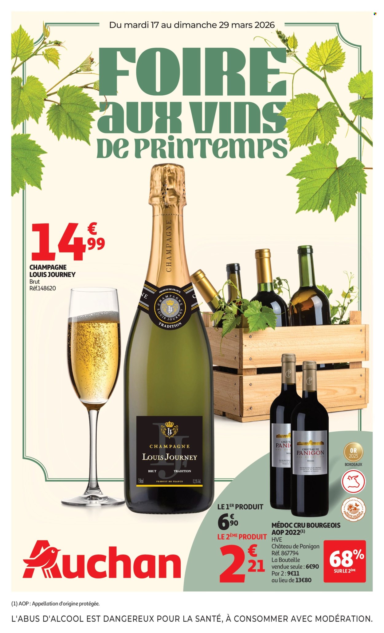 Catalogue Auchan - 17/03/2026 - 29/03/2026. Page 1