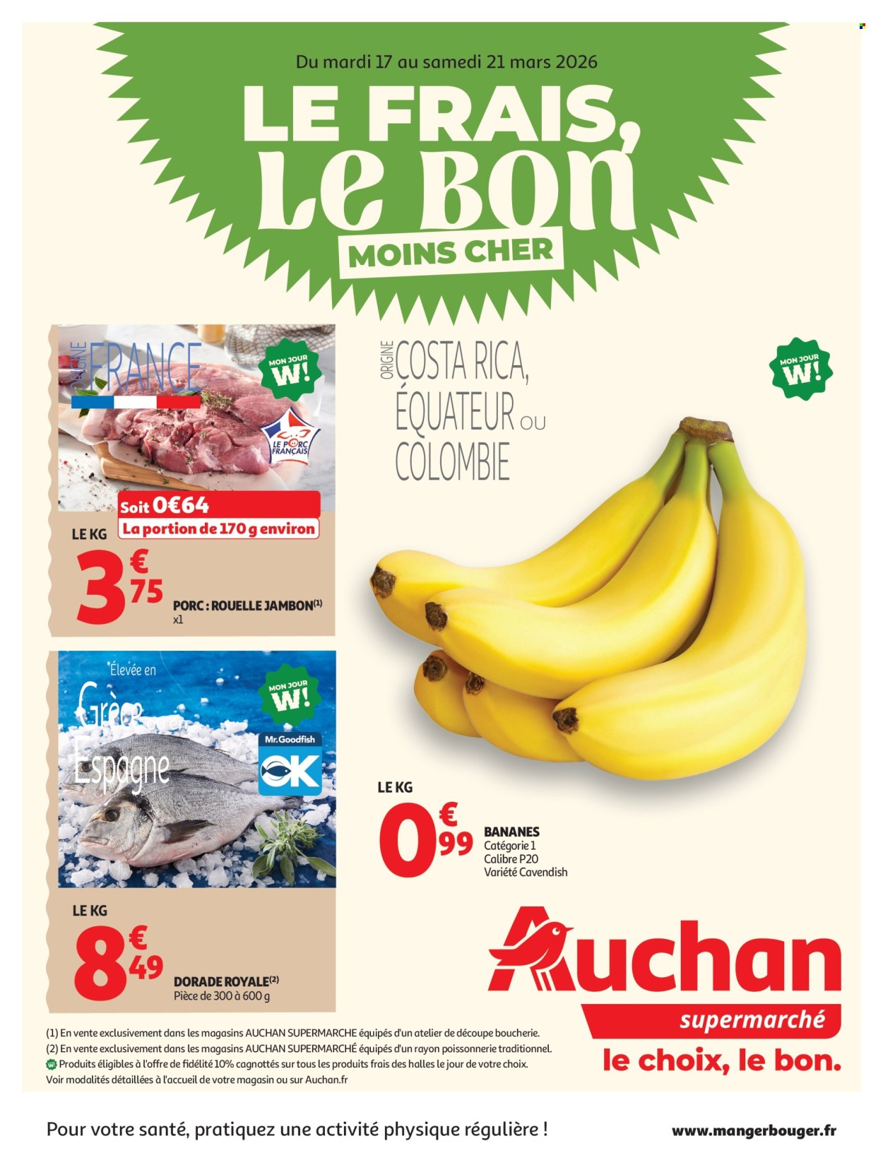 Catalogue Auchan - 17/03/2026 - 21/03/2026. Page 1