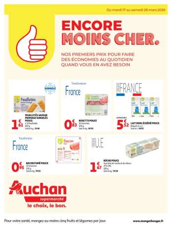 Catalogue Auchan - 17/03/2026 - 28/03/2026.