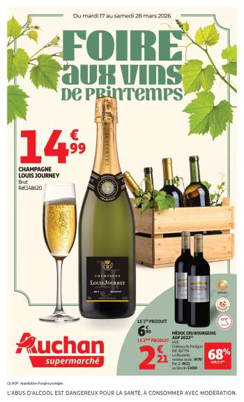 Catalogue Auchan - 17/03/2026 - 28/03/2026.