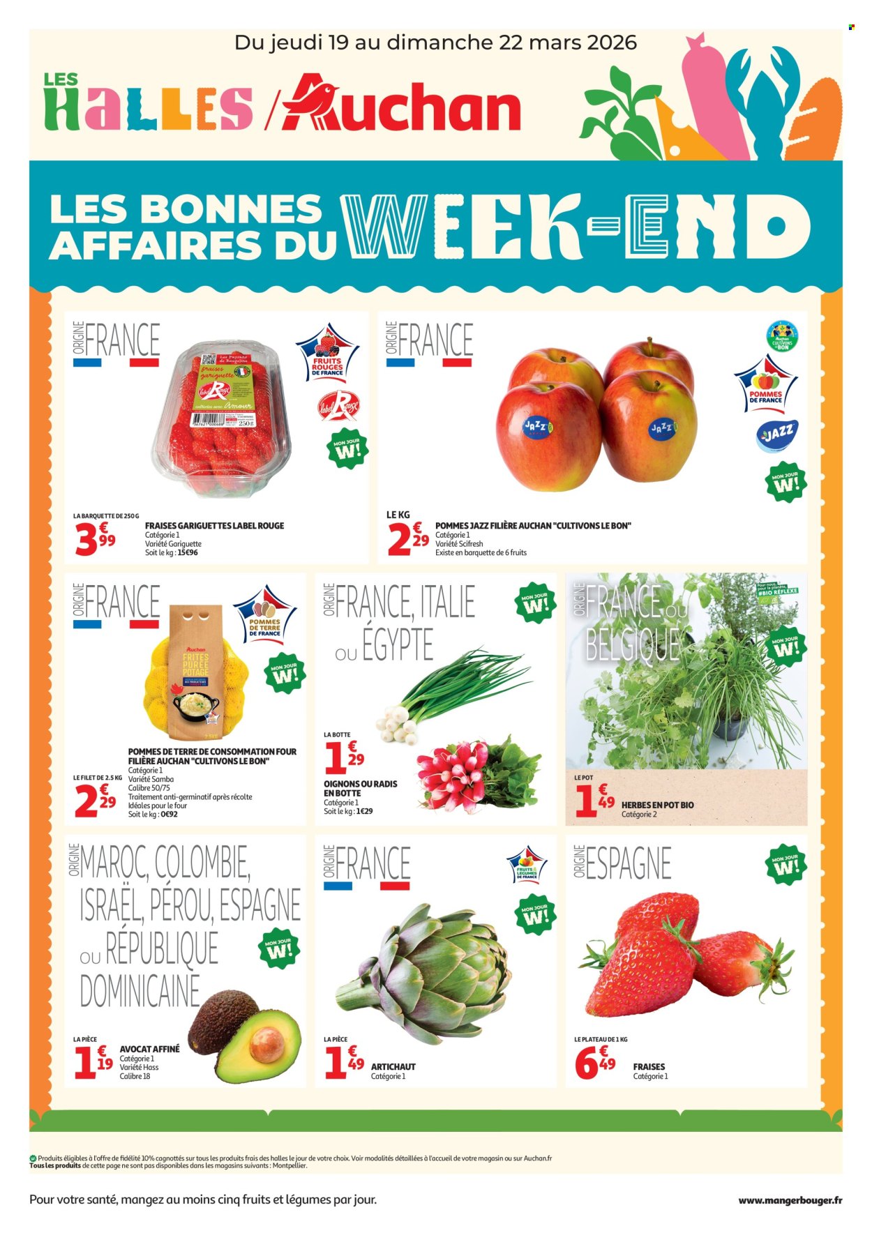 Catalogue Auchan - 19/03/2026 - 22/03/2026. Page 1