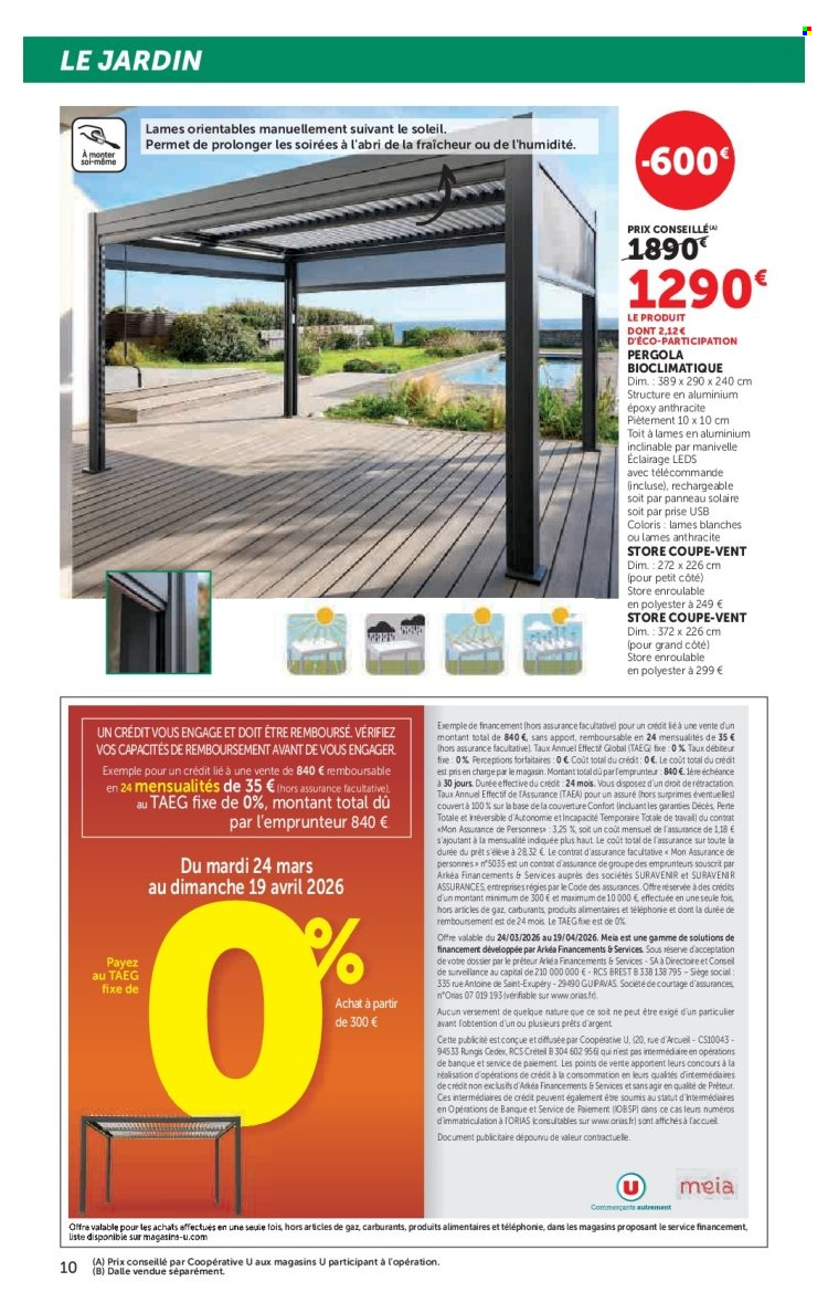 Catalogue SUPER U - 24/03/2026 - 19/04/2026. Page 10