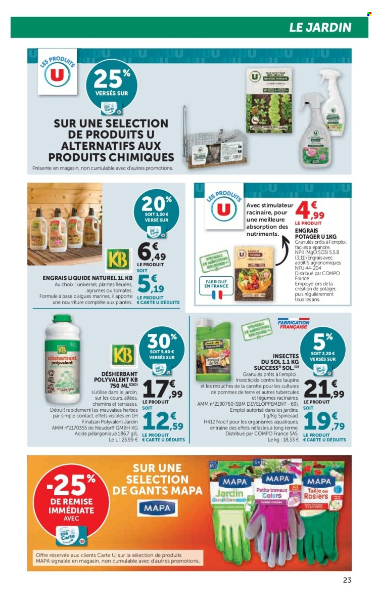 Catalogue SUPER U - 24/03/2026 - 19/04/2026. Page 23