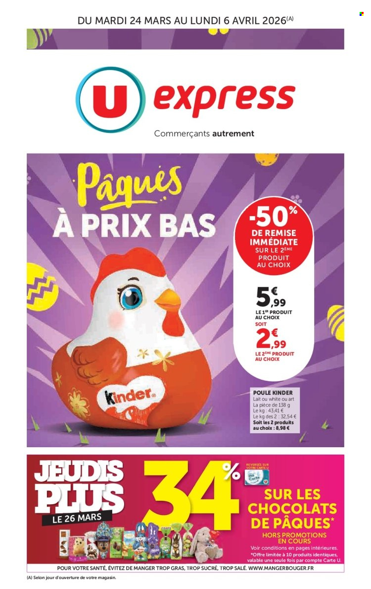 Catalogue U express - 24/03/2026 - 06/04/2026. Page 1