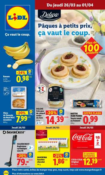 Catalogue Lidl - 26/03/2026 - 01/04/2026.