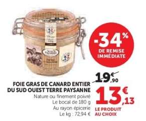 Foie Gras de Canard Entier du Sud-Ouest Terre Paysanne