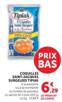 COQUILLES SAINT-JACQUES SURGELEES TIPIAK