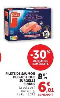 Filets de Saumon du Pacifique Surgelés Findus