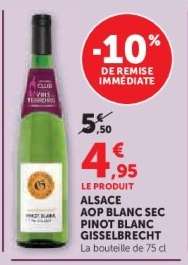 ALSACE AOP BLANC SEC PINOT BLANC GISSELBRECHT