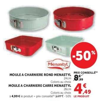 Moule à charnière Menastyl