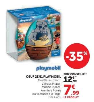 Oeuf 2en1 Playmobil