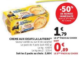 Crème Aux Oeufs La Laitière