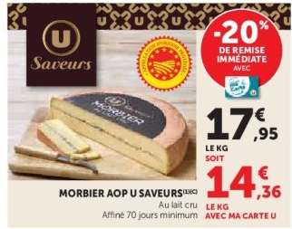 Morbier AOP U Saveurs