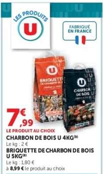 Charbon de Bois U 4kg