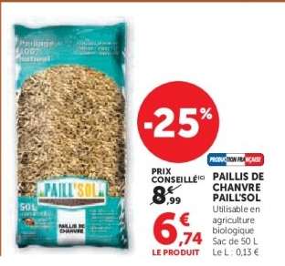 PAILLIS DE CHANVRE PAILL'SOL