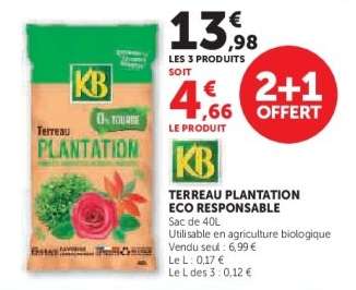 TERREAU PLANTATION ECO-RESPONSABLE