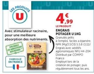 ENGRAIS POTAGER U 1KG