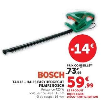 TAILLE - HAIES EASYHEDGECUT FILAIRE BOSCH