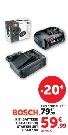 Bosch Kit (Batterie + Chargeur)