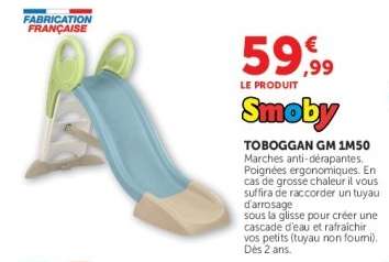 Smoby TOBOGGAN GM 1M50