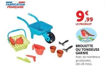 BROUETTE OU TONDEUSE GARNIE