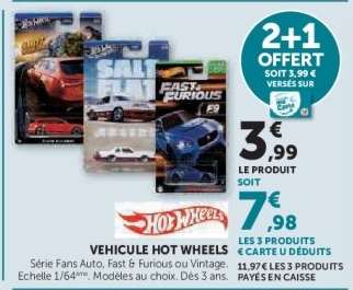 VEHICULE HOT WHEELS