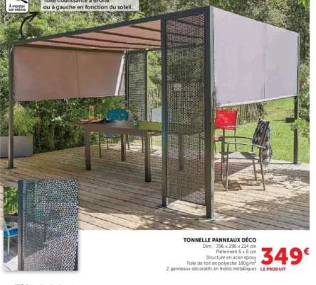 TONNELLE PANNEAUX DÉCO