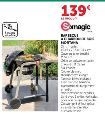 BARBECUE À CHARBON DE BOIS MONTANA