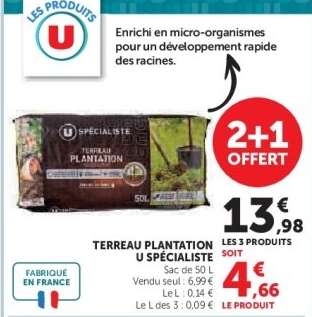 Terreau Plantation U Spécialiste