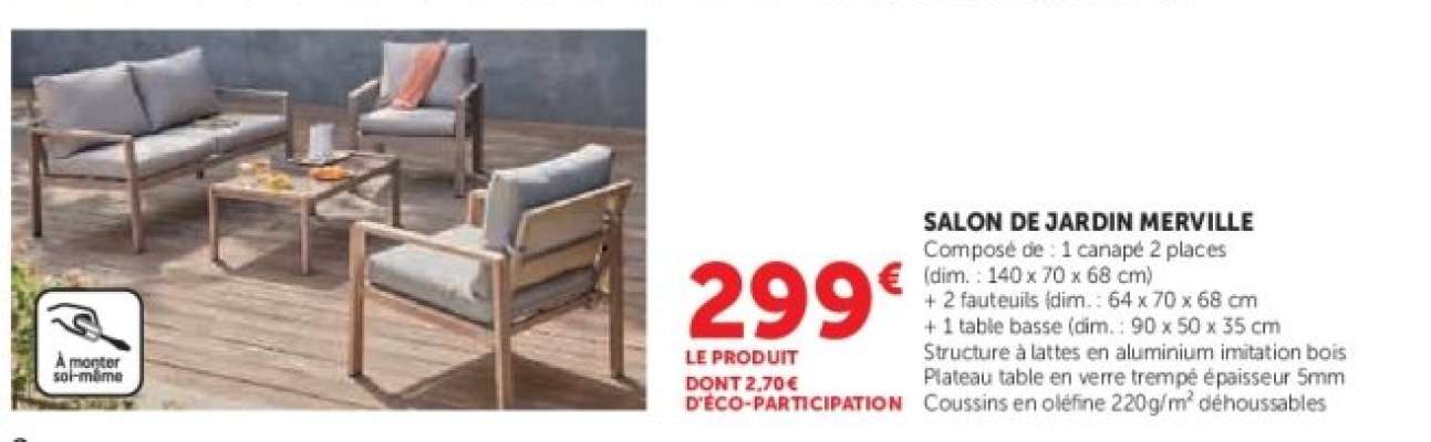 Salon de Jardin Merville