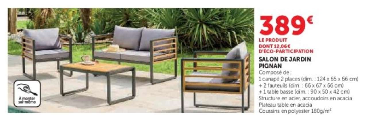 Salon de Jardin Pignan