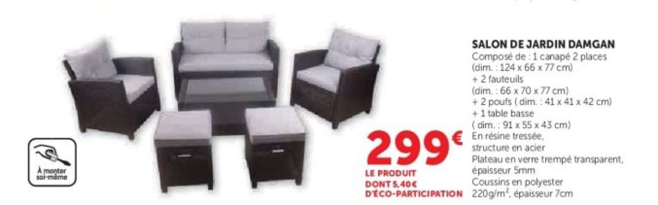 Salon de Jardin Damgan