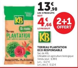 TERREAU PLANTATION ECO-RESPONSABLE