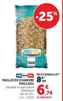 PAILLIS DE CHANVRE PAILL'SOL