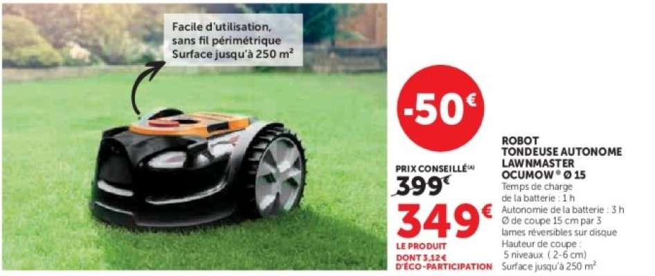 Robot Tondeuse Autonome Lawnmaster OcuMow 0 15