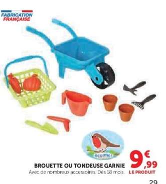 BROUETTE OU TONDEUSE GARNIE