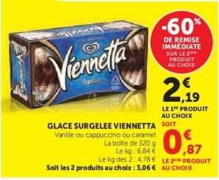 Glace Surgelée Viennetta