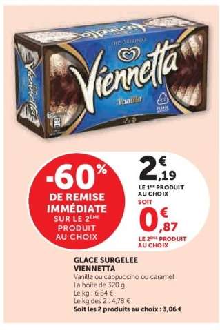 Glace Surgelée Viennetta