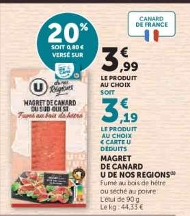 MAGRET DE CANARD U DE NOS REGIONS